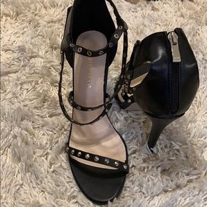Fashion nova black heels size 9